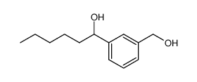 1-[3-(hydroxymethyl)phenyl]hexan-1-ol结构式