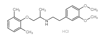 N-[2-(3,4-dimethoxyphenyl)ethyl]-1-(2,6-dimethylphenoxy)propan-2-amine,hydrochloride picture