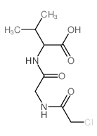 Valine,N-(chloroacetyl)glycyl- (9CI) Structure