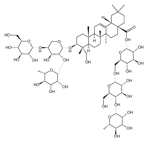 hederacolchiside F结构式