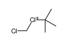 tert-butyl(chloromethyl)chloranium Structure