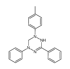 4,6-diphenyl-2-(p-tolyl)-1,2,3,4-tetrahydro-1,2,4,5-tetrazine Structure