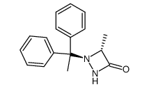 1-(1,1-diphenylethyl)-4-methyl-1,2-diazetidin-3-one结构式