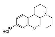 4-propyl-1,2,3,4a,5,10b-hexahydrochromeno[3,4-b]pyridin-8-ol,hydrochloride结构式