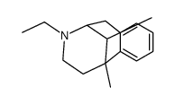 2-Ethyl-5,9-dimethyl-3,4:6,7-dibenzomorphan Structure