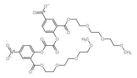 bis(4-nitro-2-(3,6,9-trioxadecyloxycarbonyl)phenyl)oxalate Structure