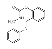 Phenol,2-[(phenylimino)methyl]-, 1-(N-methylcarbamate)结构式