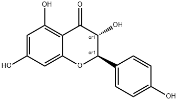 (±)-Dihydrokaempferol structure