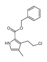 benzyl 3-(2-chloroethyl)-4-methylpyrrole-2-carboxylate Structure