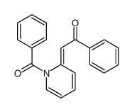 2-(1-benzoylpyridin-2-ylidene)-1-phenylethanone Structure