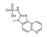 (3-methylimidazo[4,5-f]quinolin-2-yl)sulfamic acid结构式