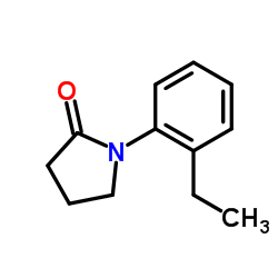 1-(2-Ethylphenyl)-2-pyrrolidinone Structure