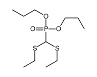 1-[bis(ethylsulfanyl)methyl-propoxyphosphoryl]oxypropane结构式