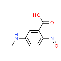 Benzoic acid, 5-(ethylamino)-2-nitroso- (9CI) Structure