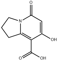 7-hydroxy-5-oxo-1,2,3,5-tetrahydroindolizine-8-carboxylic acid structure