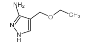 4-Ethoxymethyl-1H-pyrazol-3-ylamine Structure