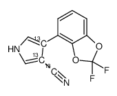 Fludioxonil-13C3 Structure