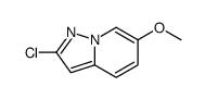 2-Chloro-6-methoxypyrazolo[1,5-a]pyridine结构式