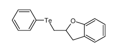 2-(phenyltellanylmethyl)-2,3-dihydro-1-benzofuran Structure