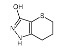 1,2,6,7-四氢-硫代吡喃并[3,2-c]吡唑-3(5H)-酮结构式