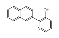 2-naphthalen-2-ylpyridin-3-ol结构式