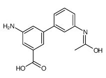 3-(3-acetamidophenyl)-5-aminobenzoic acid Structure