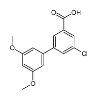 3-chloro-5-(3,5-dimethoxyphenyl)benzoic acid结构式