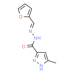 (E)-N-(furan-2-ylmethylene)-3-methyl-1H-pyrazole-5-carbohydrazide picture