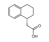 (1R)-1,2,3,4-tetrahydronaphthalen-1-ylacetic acid Structure