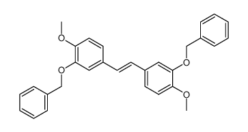 3,3'-Dibenzyloxy-4,4'-dimethoxystilben Structure