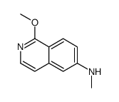 1-Methoxy-N-methyl-6-isoquinolinamine Structure