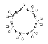 2,2,4,4,6,6,8,8,10,10,12,12,14,14-tetradecachloro-1,3,5,7,9,11,13-heptaza-2λ5,4λ5,6λ5,8λ5,10λ5,12λ5,14λ5-heptaphosphacyclotetradeca-1,3,5,7,9,11,13-heptaene Structure