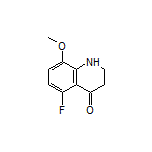 5-氟-8-甲氧基-2,3-二氢喹啉-4(1H)-酮结构式