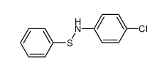 N-(4-chlorophenyl)benzenesulfenamide结构式