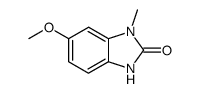 2-Benzimidazolinone,6-methoxy-1-methyl-(8CI)结构式