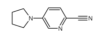 5-(吡咯烷-1-基)吡啶-2-甲腈结构式