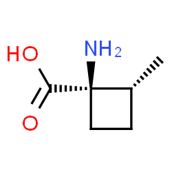 Cyclobutanecarboxylic acid, 1-amino-2-methyl-, trans- (9CI)结构式