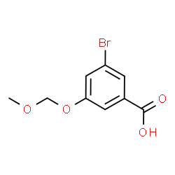 3-Bromo-5-(methoxymethoxy)benzoic acid Structure