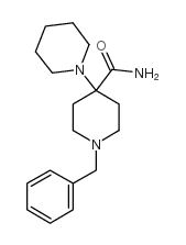 1'-(phenylmethyl)-[1,4'-bipiperidine]-4'-carboxamide picture