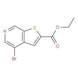 Ethyl 4-bromothieno[2,3-c]pyridine-2-carboxylate structure