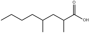 2,4-二甲基辛酸结构式