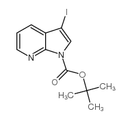 1-BOC-3-IODO-7-AZAINDOLE Structure