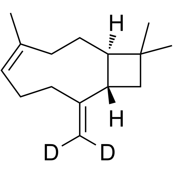 β-Caryophyllene-d2结构式