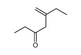5-Methylene-3-heptanone structure