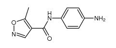 N-(4-aminophenyl)-5-methylisoxazole-4-carboxamide Structure