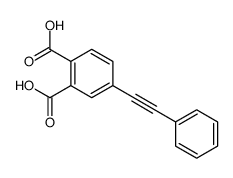 4-PHENYLETHYNYLPHTHALIC ACID structure