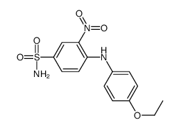 4-(4-ethoxyanilino)-3-nitrobenzenesulfonamide Structure