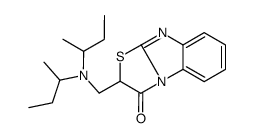 2-[[di(butan-2-yl)amino]methyl]-[1,3]thiazolo[3,2-a]benzimidazol-1-one Structure