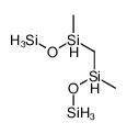 methyl-[[methyl(silyloxy)silyl]methyl]-silyloxysilane Structure