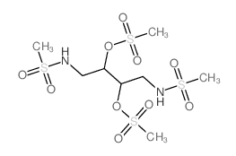 Methanesulfonamide,N,N'-[2,3-bis[(methylsulfonyl)oxy]-1,4-butanediyl]bis-, [S-(R*,R*)]- (9CI)结构式